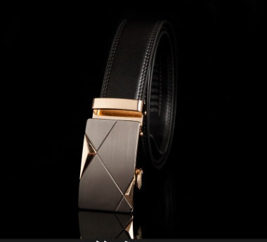 Buckle leather belt