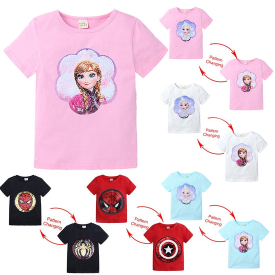 SummerT shirts Tops Shirt Clothes 2-8Yrs