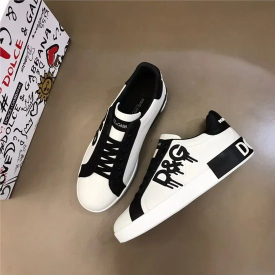 Dg  Black And White Sports Shoes