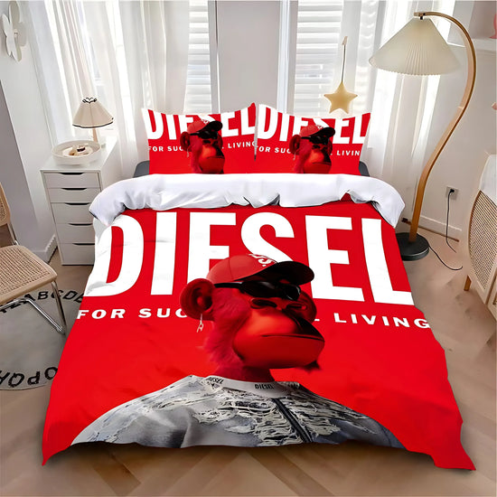 Duvet Cover Pillowcase Bedding Set Luxury D-DIESELS