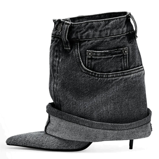 Skirt Boots Fashion Pointed Large